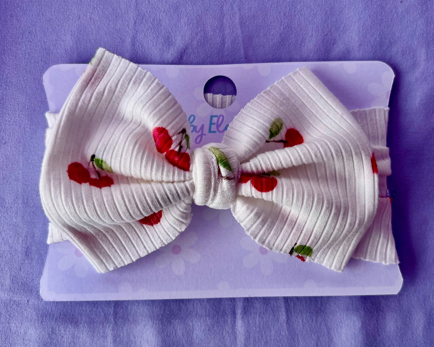 Sweet Cherry Baby Headwrap Bow