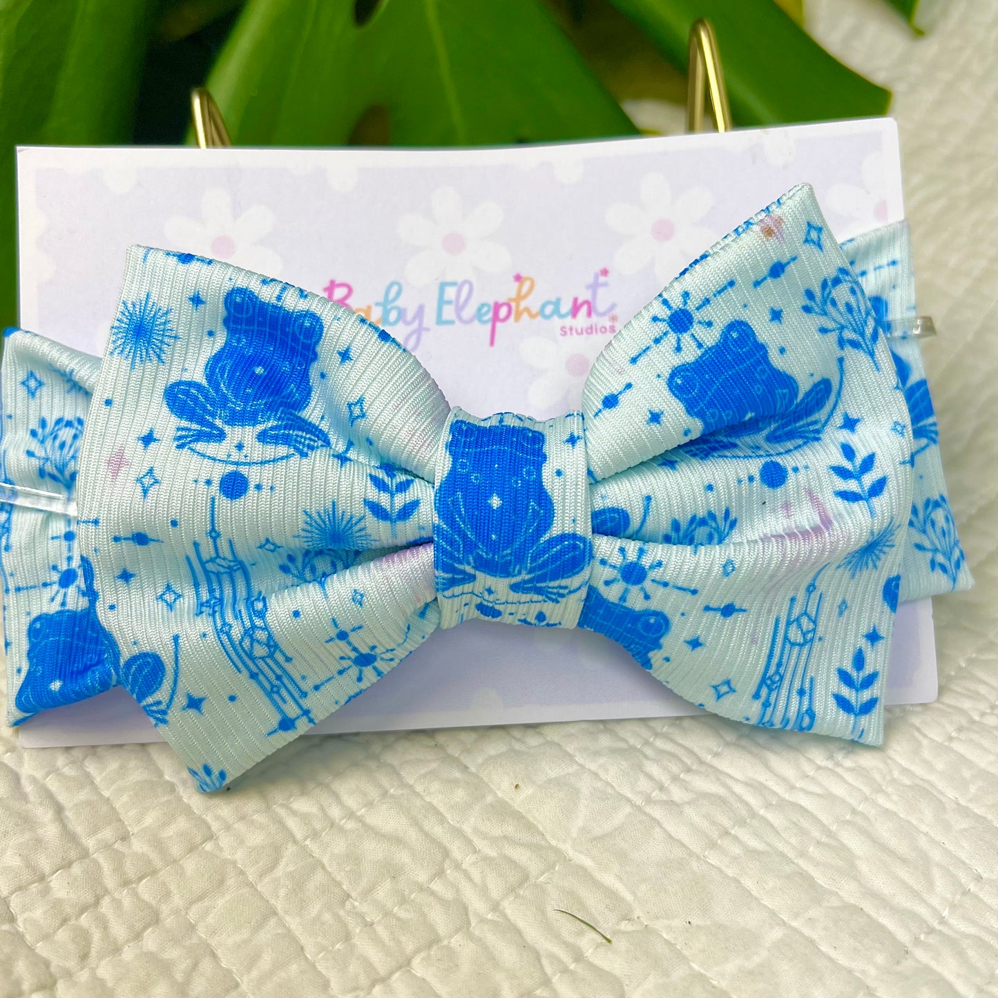 The Frog Prince Baby Headwrap Bow 🐸🪄