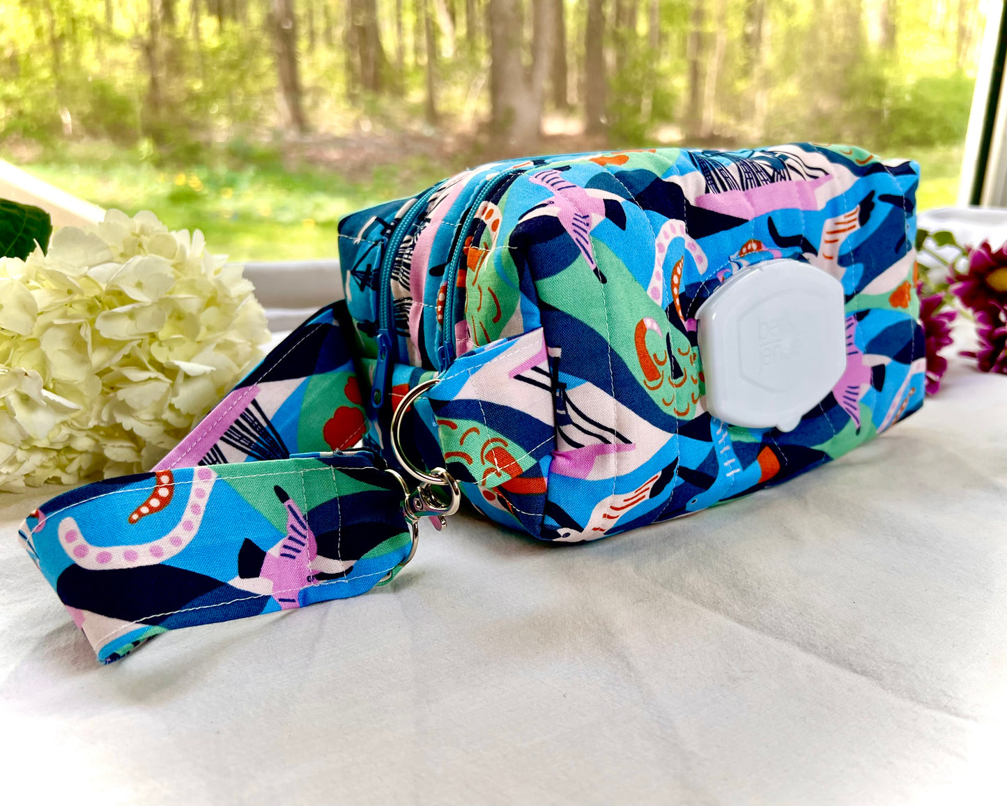 Clip & Go Double Zipper Wipe Pouch