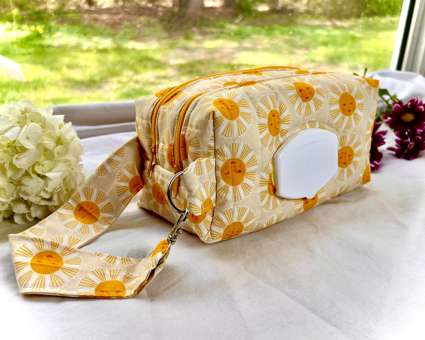 Clip & Go Double Zipper Wipe Pouch