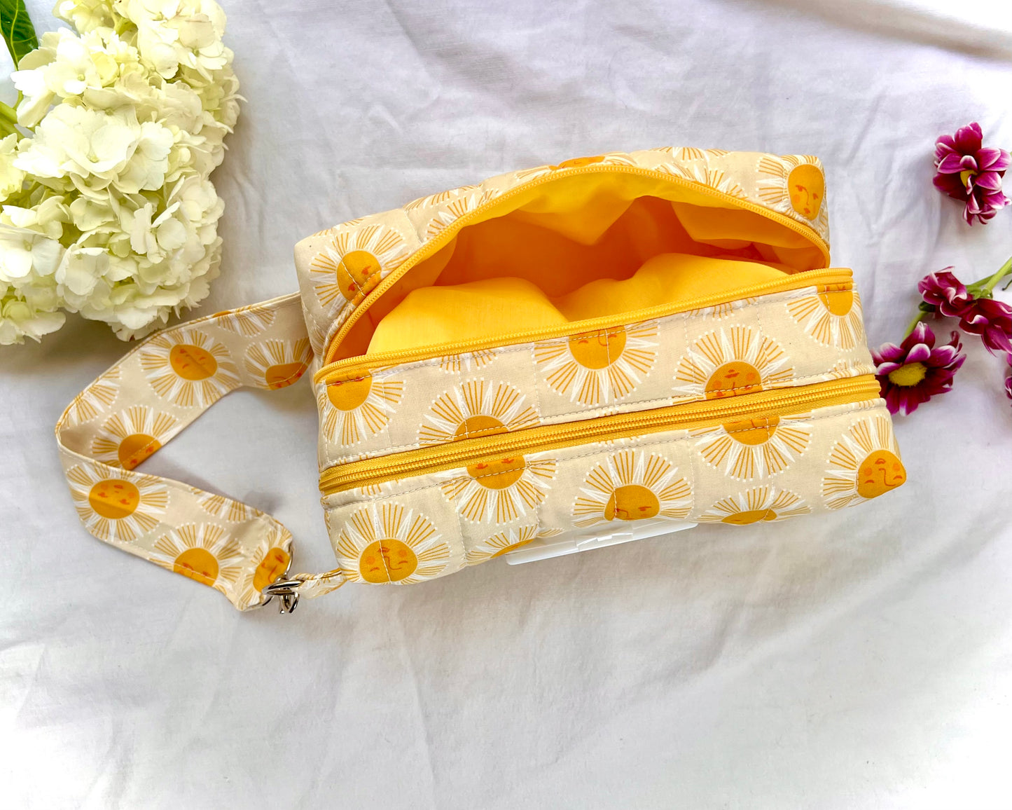 Clip & Go Double Zipper Wipe Pouch
