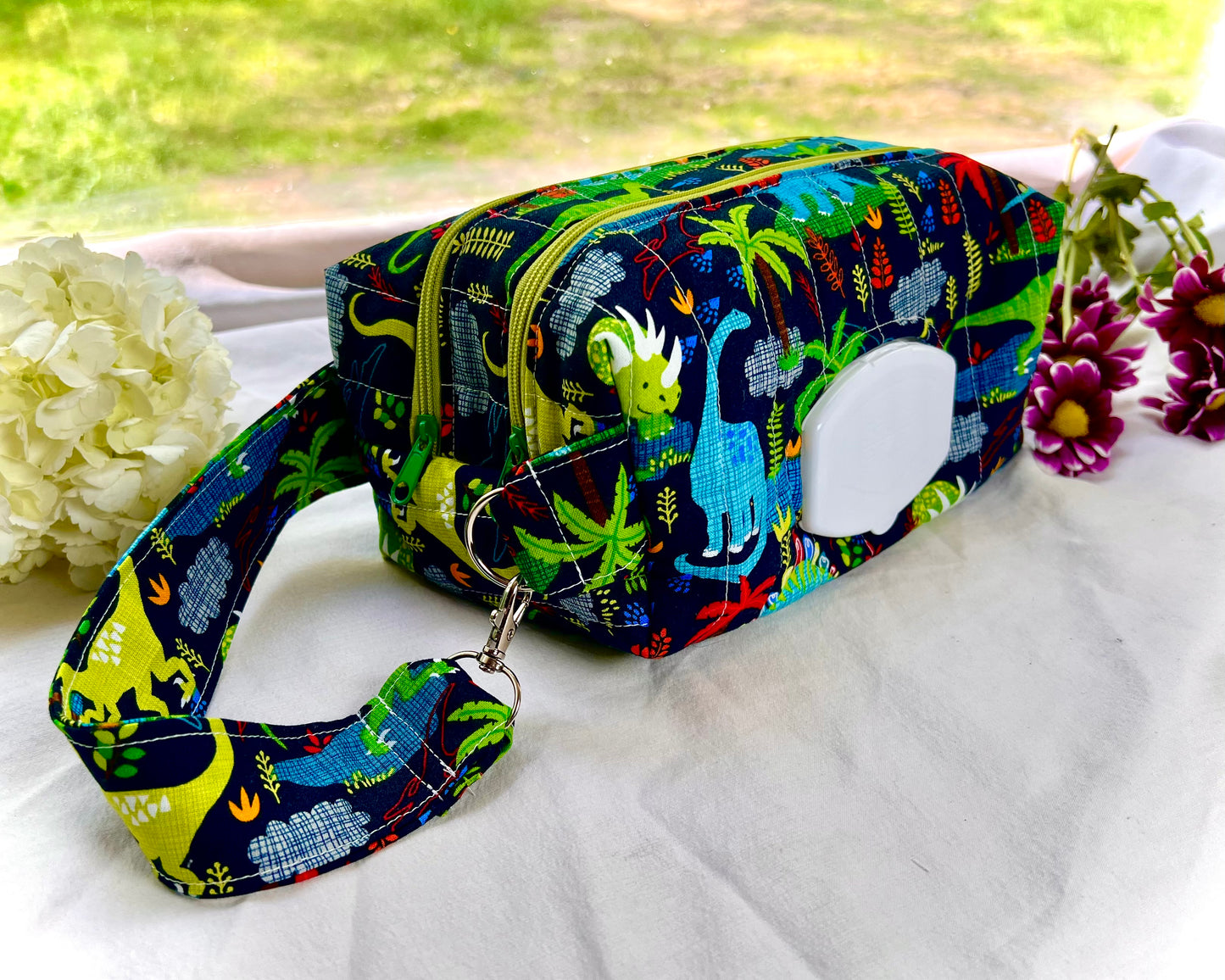 Clip & Go Double Zipper Wipe Pouch