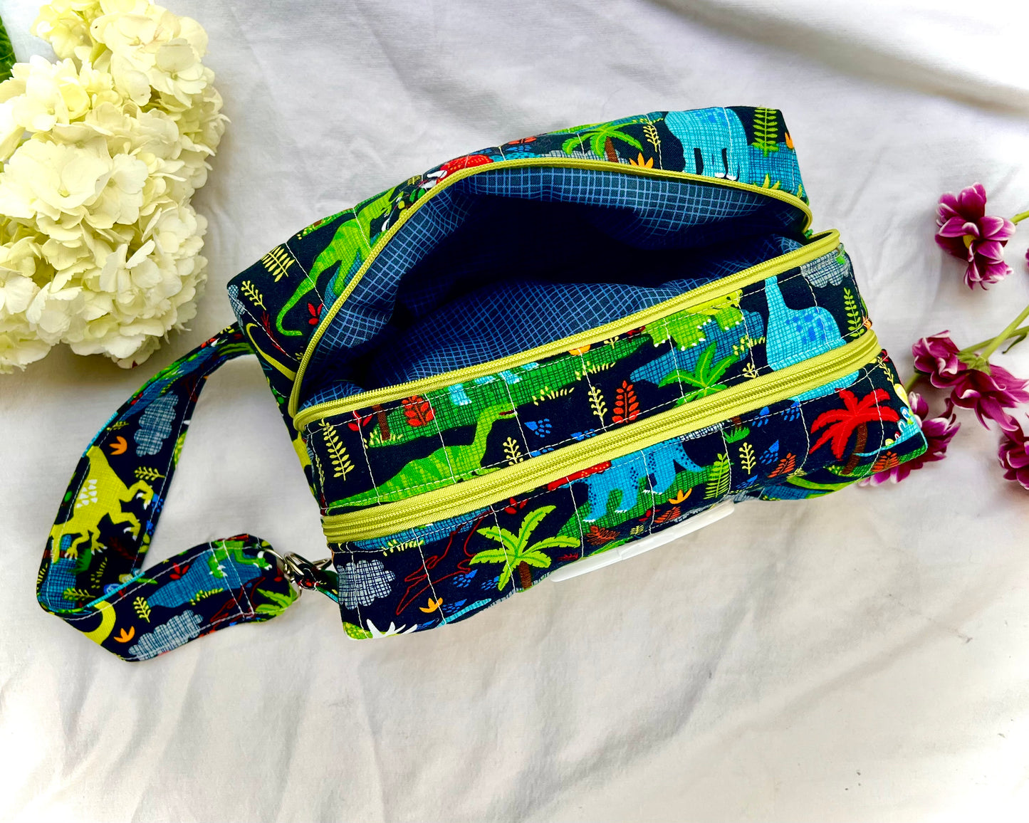 Clip & Go Double Zipper Wipe Pouch