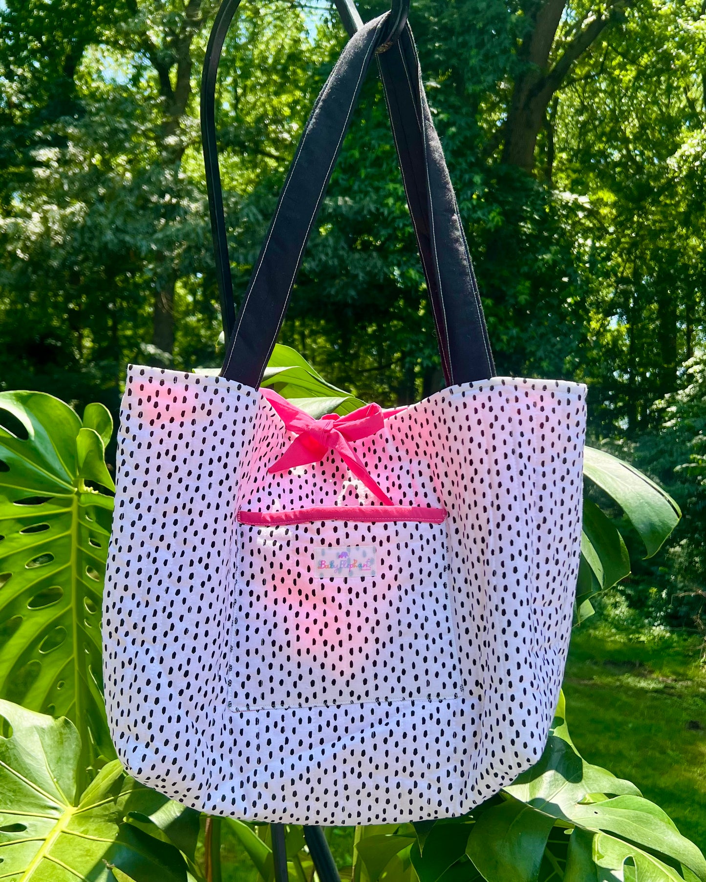 Midnight Picnic Quilted Tote