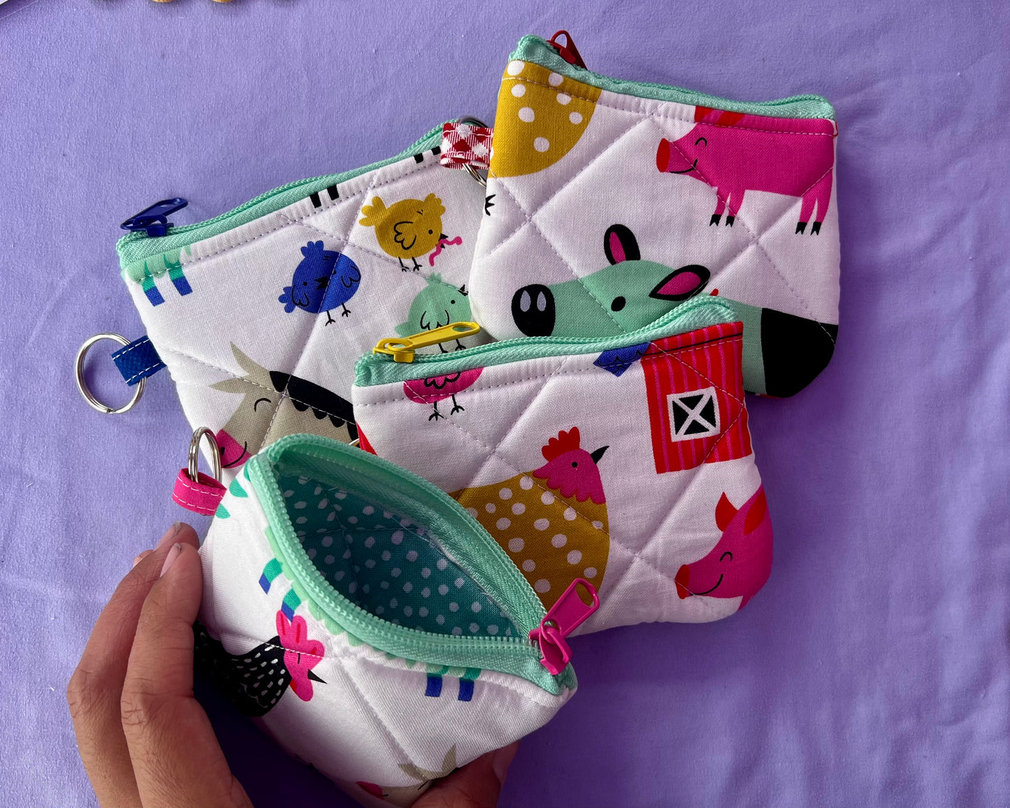 The E-I-E-I-O & GO - Key Chain Wallet