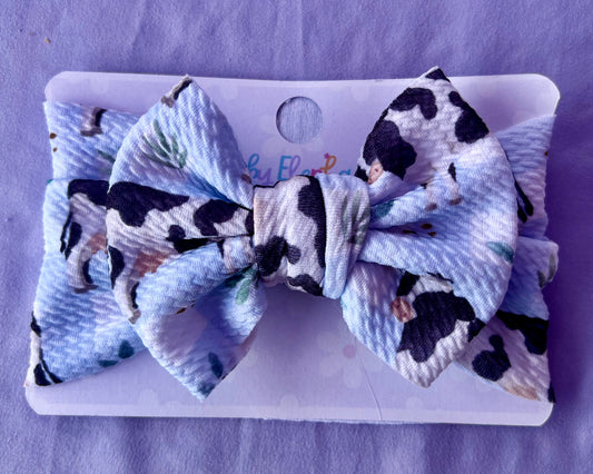 Dairy Farm - Baby Headwrap Bow