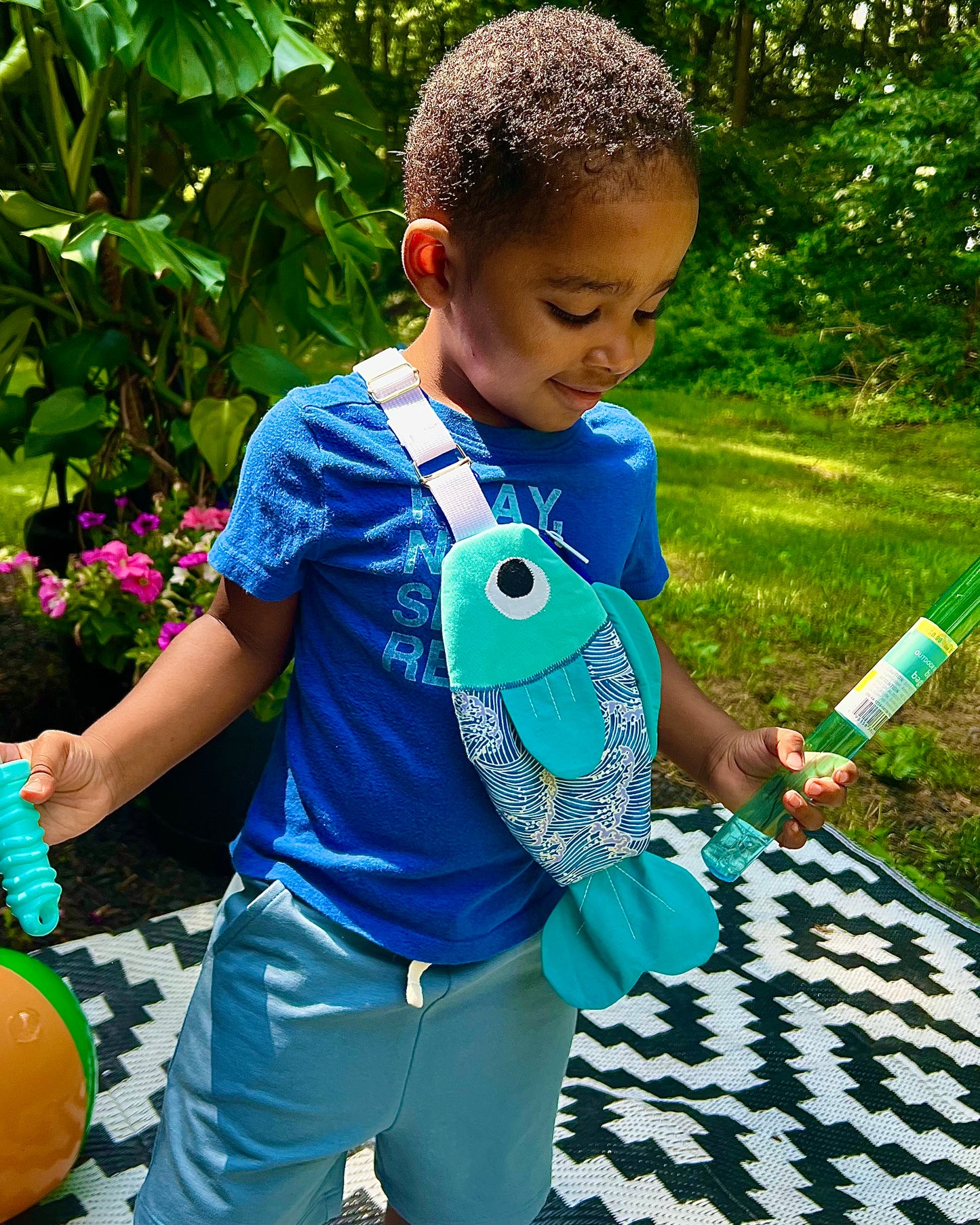 The Lucky Catch Fish Crossbody Bag: CUSTOM ORDER
