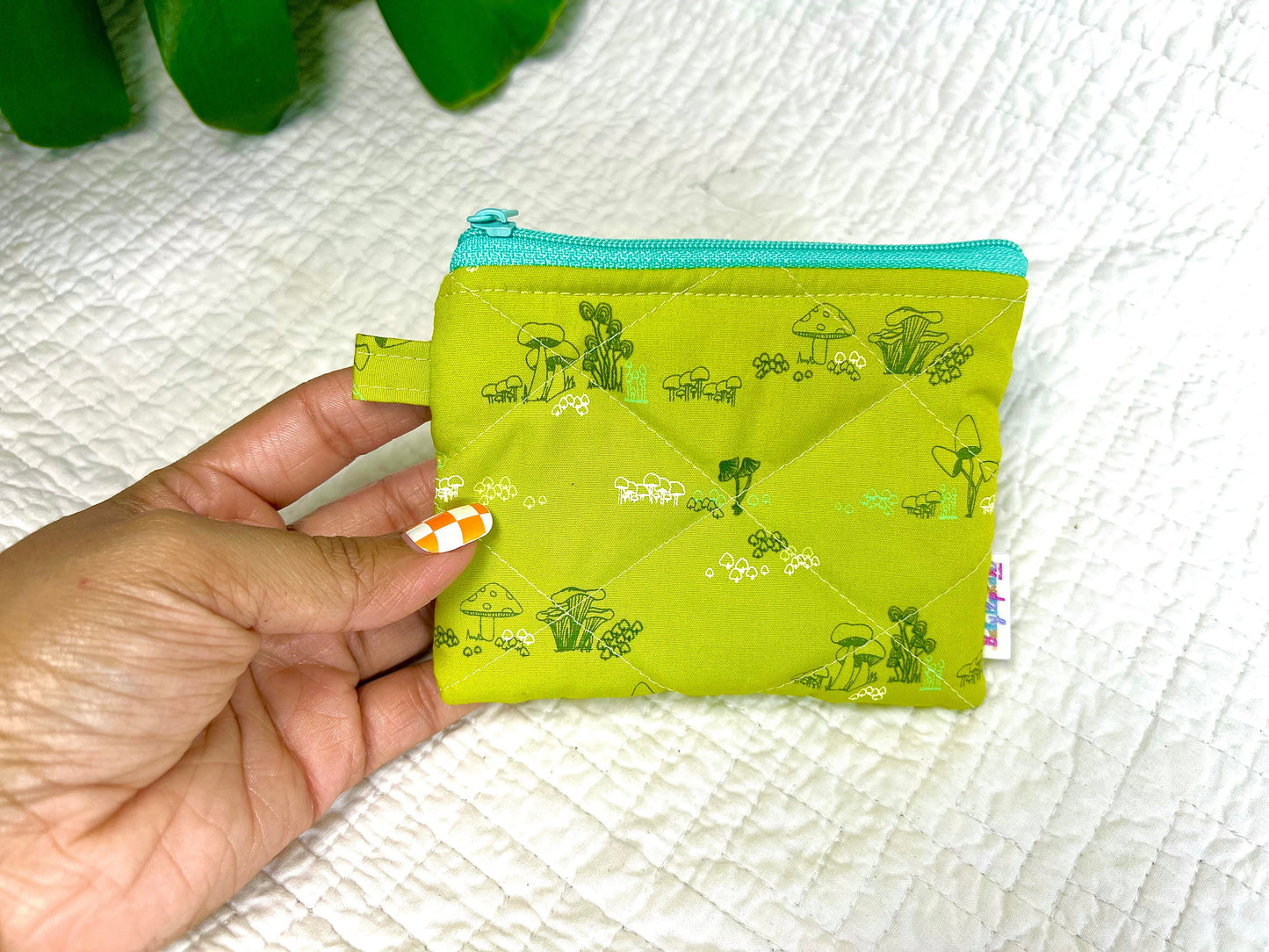 Mushroom Fields Keychain wallet