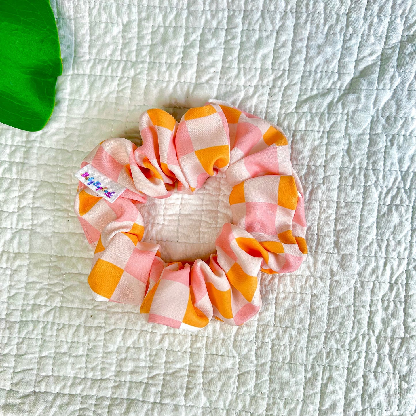 Checkered Peaches and Cream